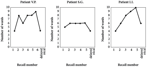 Examples of recall tracings of the examined patients with HTN